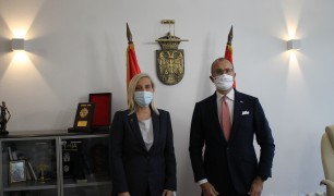 Minister Popović, Ambassador Fabrizi on future cooperation