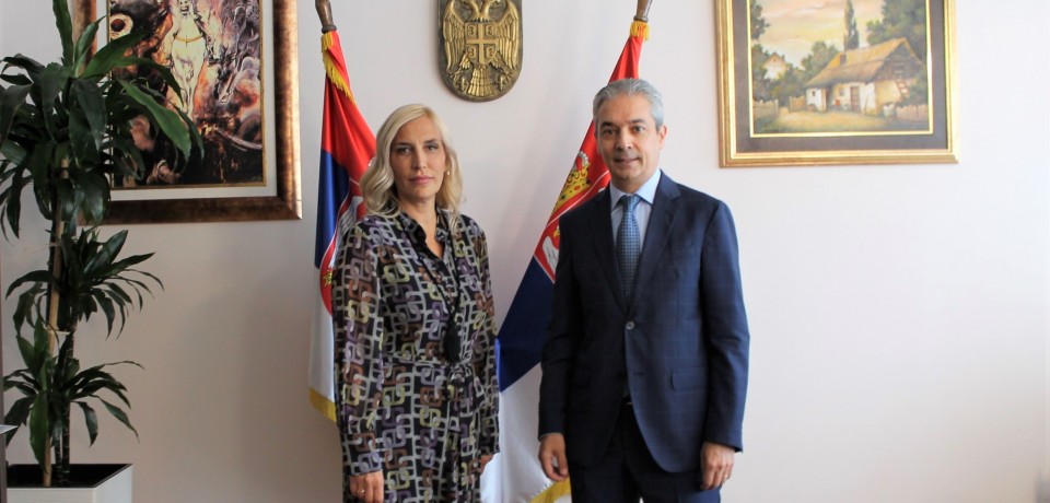 Ministarka pravde sa ambasadorom Turske